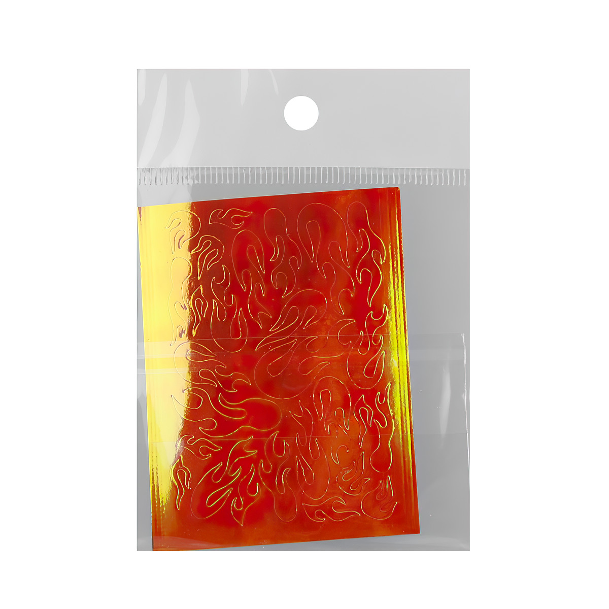 Трафарет для нігтів Global Fashion orange, фото 1