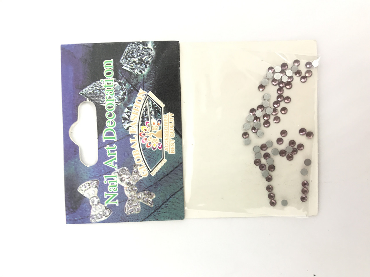 Стрази для нігтів Global Fashion, Nail Art Decoration, dark rose, фото 1