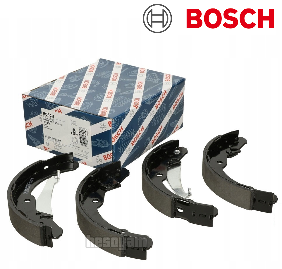 Барабанні колодки Октавія Тур, Румстер Кадді 2, Сеат Інка (1J0698525) Bosch 0986487555