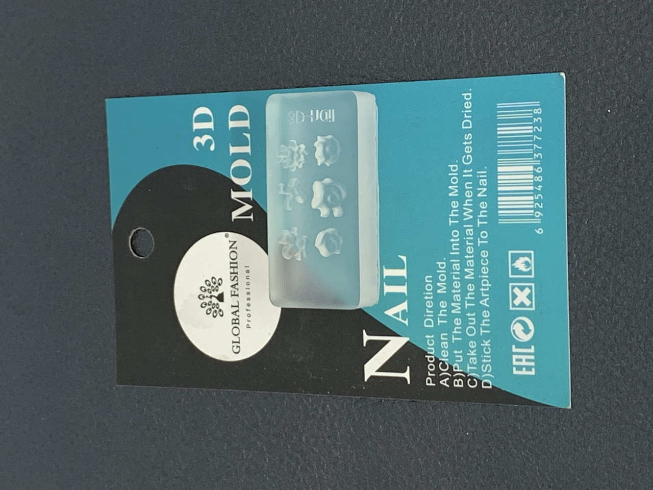 Силіконова форма Global Fashion для 5D гель-пластиліну 14, фото 1