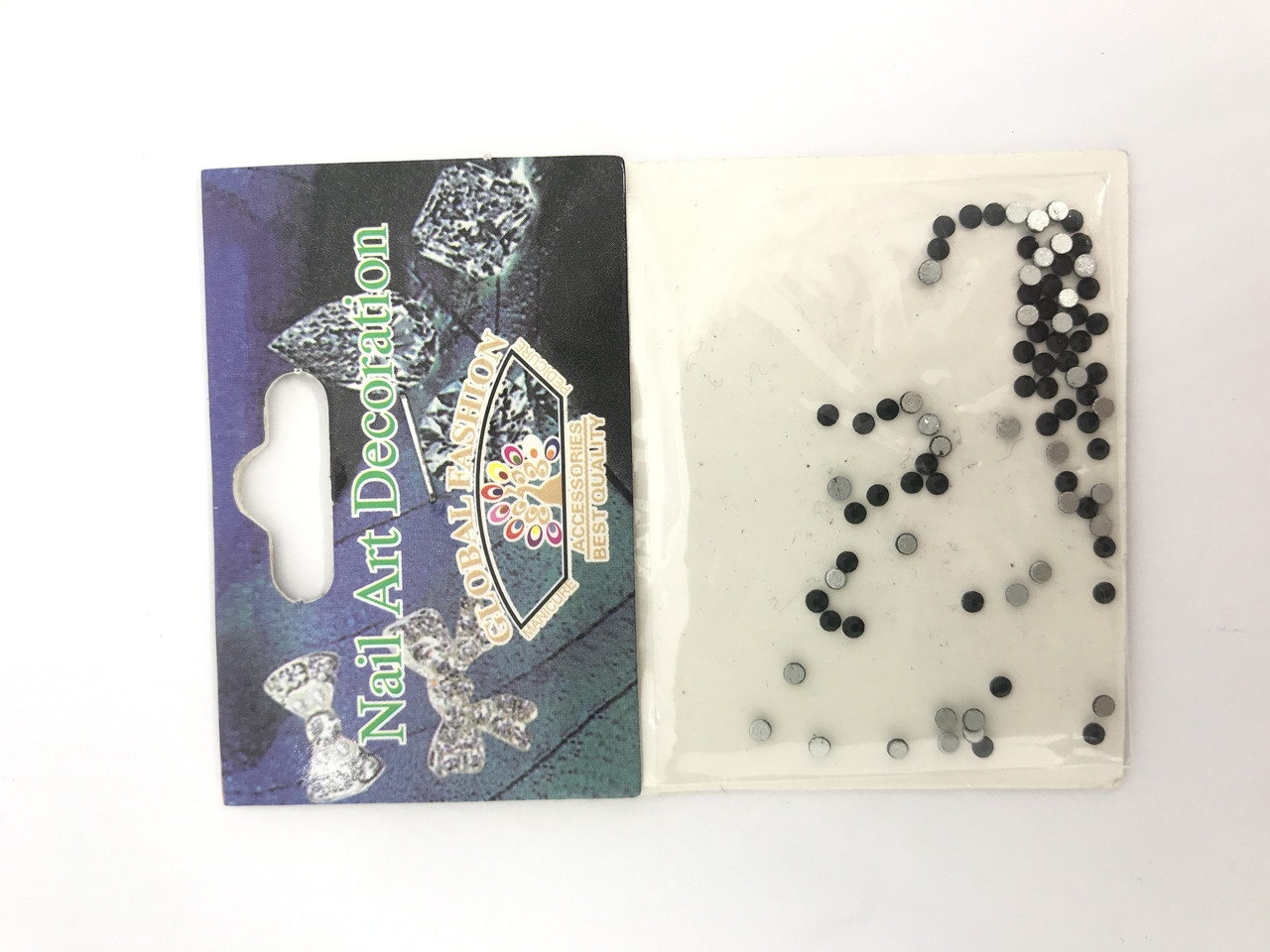 Стрази для нігтів Global Fashion, Nail Art Decoration, black, фото 1