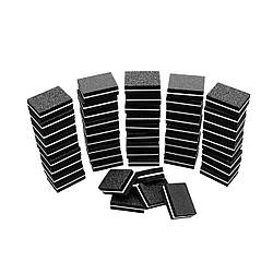 Набір бафів для шліфування нігтів 50 шт., чорні