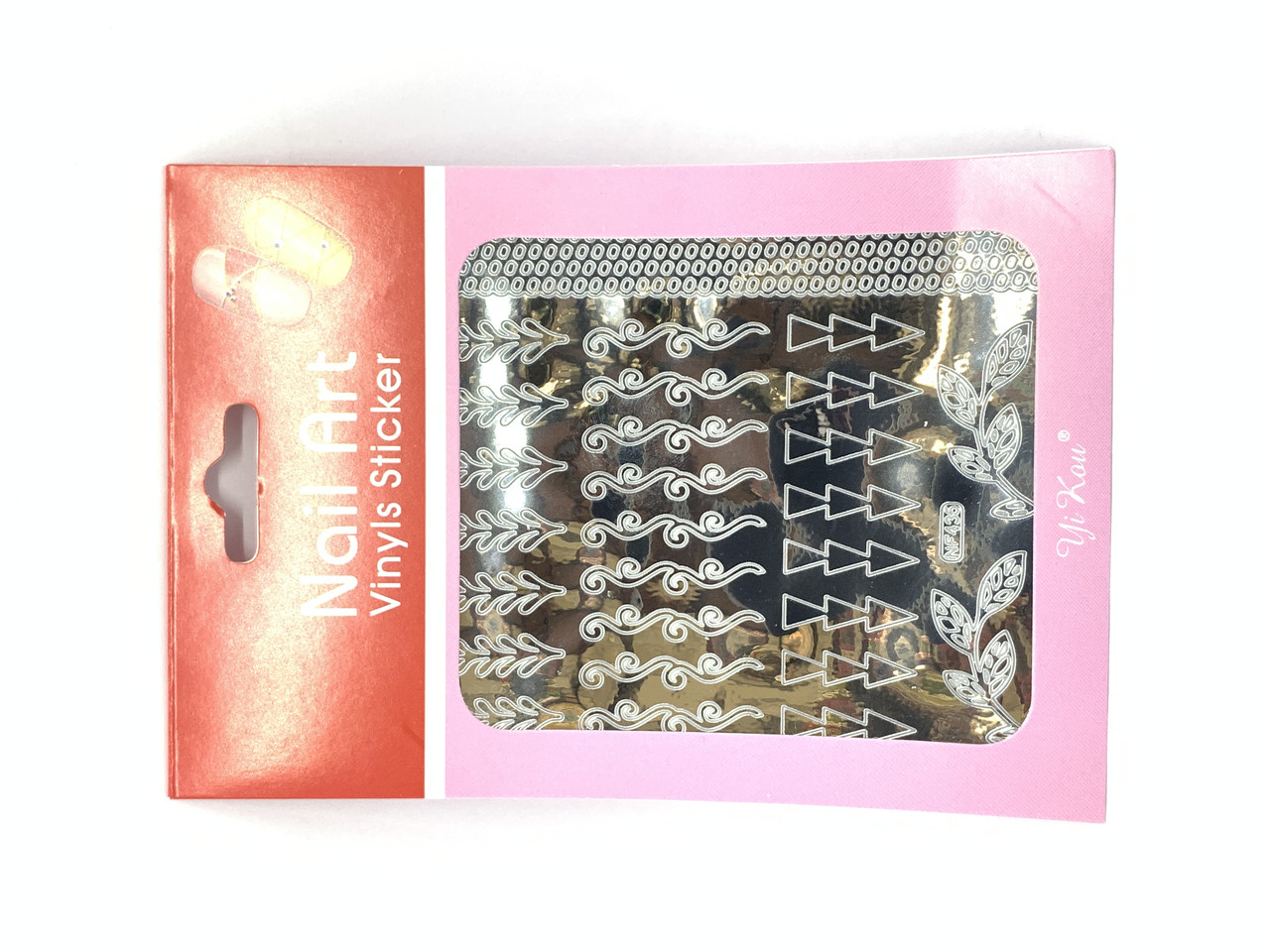 Трафарет для дизайну нігтів Global Fashion NF436, фото 1