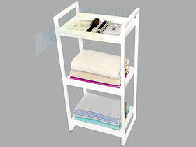 Стелаж у ванну кімнату 440х300х900мм Білий Kompred OL170