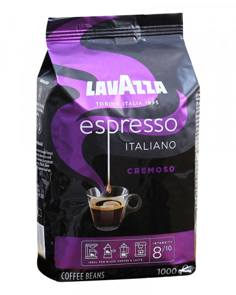 Кава Зерно Lavazza Espresso Italiano Cremoso 1 кг.