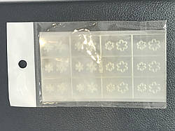 Пластиковий трафарет для нігтів Global Fashion NL011