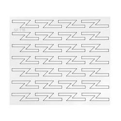 Трафарет для нігтів Global Fashion, 5050