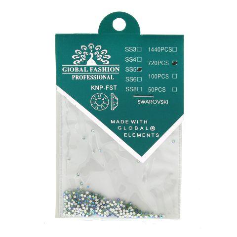 Камені Global Fashion кристал Сваровскі SS5 зелені 720 шт. 035, фото 1