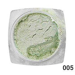 Втирання для нігтів Global Fashion, Magic Powder, Дзеркальний блиск Хамелеон 005