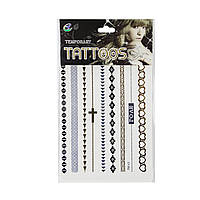 Тату наклейка для тела Metal Tattoo Stickers CT-052