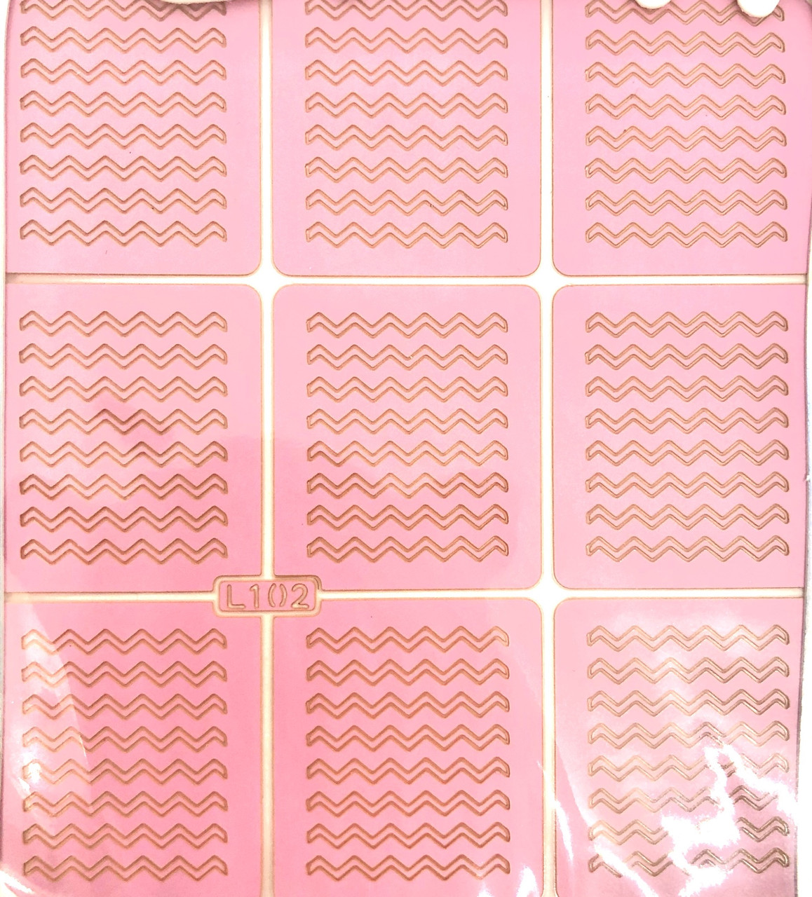 Трафарет для нігтів Global Fashion L102, фото 1