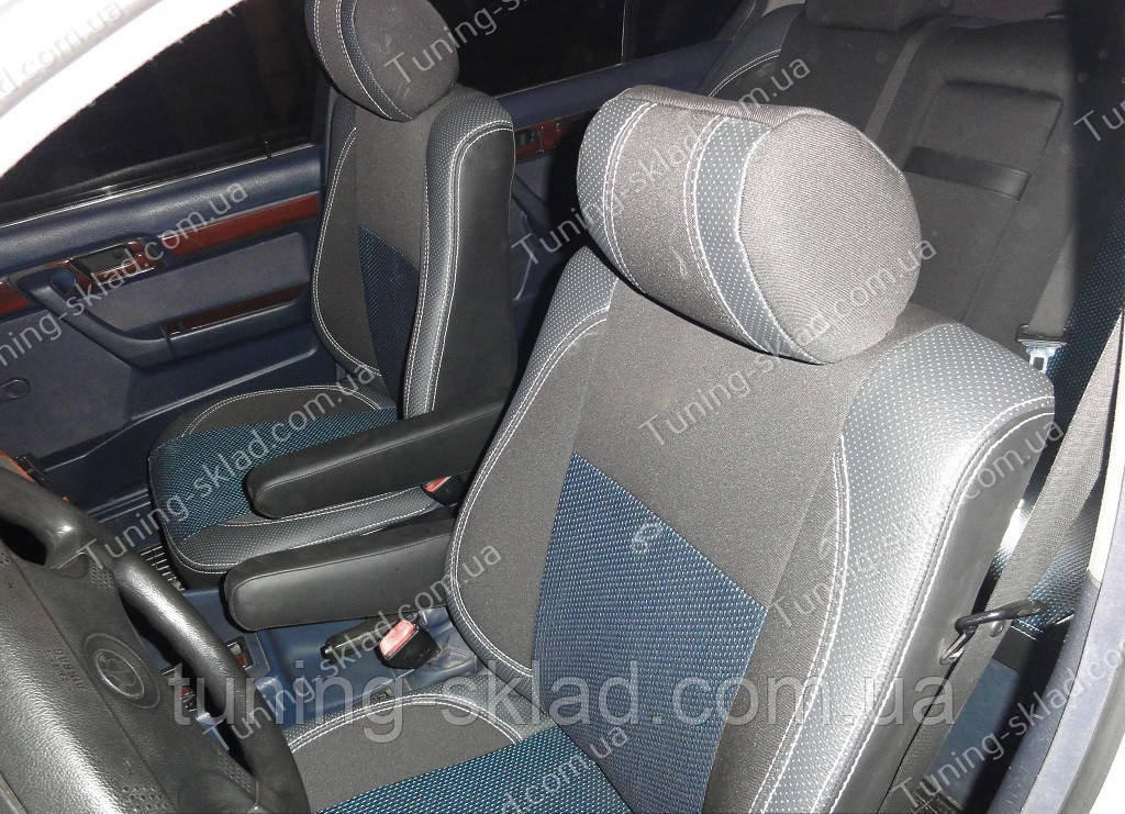 Чохли на сидіння БМВ 5 Е34 (чохли з екошкіри BMW 5 E34 стиль Premium), фото 1