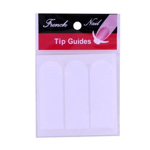 Трафарет для нігтів Global Fashion, френч, фото 1