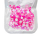 Кристал Global Fashion розмір мікс, рожевий неон, фото 2