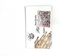 Стрази для нігтів Global Fashion Rhinestones rose