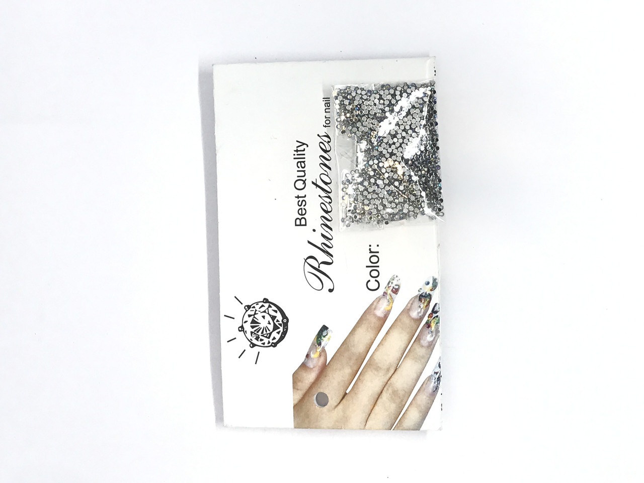 Стрази для нігтів Global Fashion Rhinestones blue, фото 1