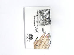 Стрази для нігтів Global Fashion Rhinestones blue