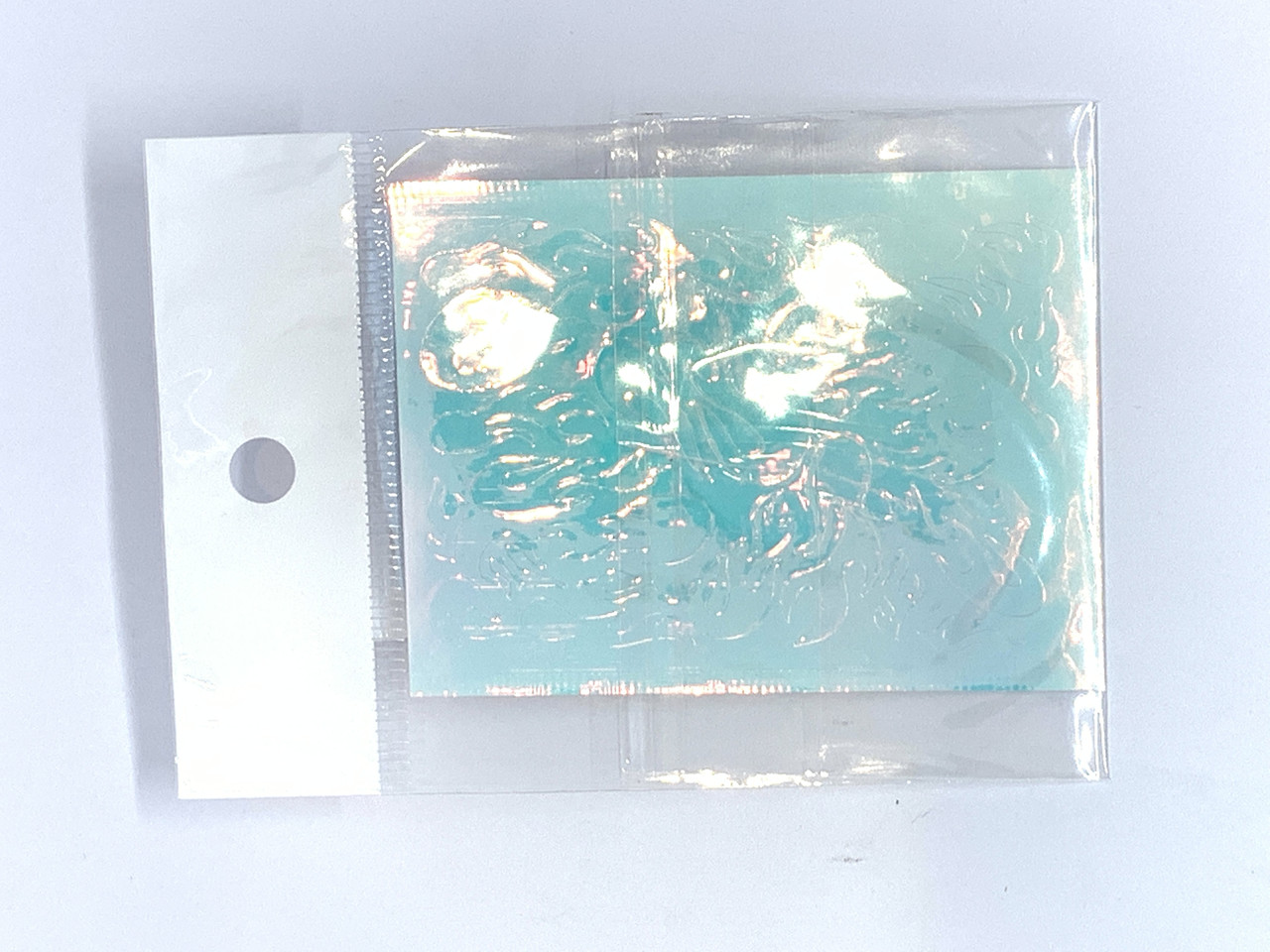 Трафарет для нігтів Global Fashion light blue, фото 1