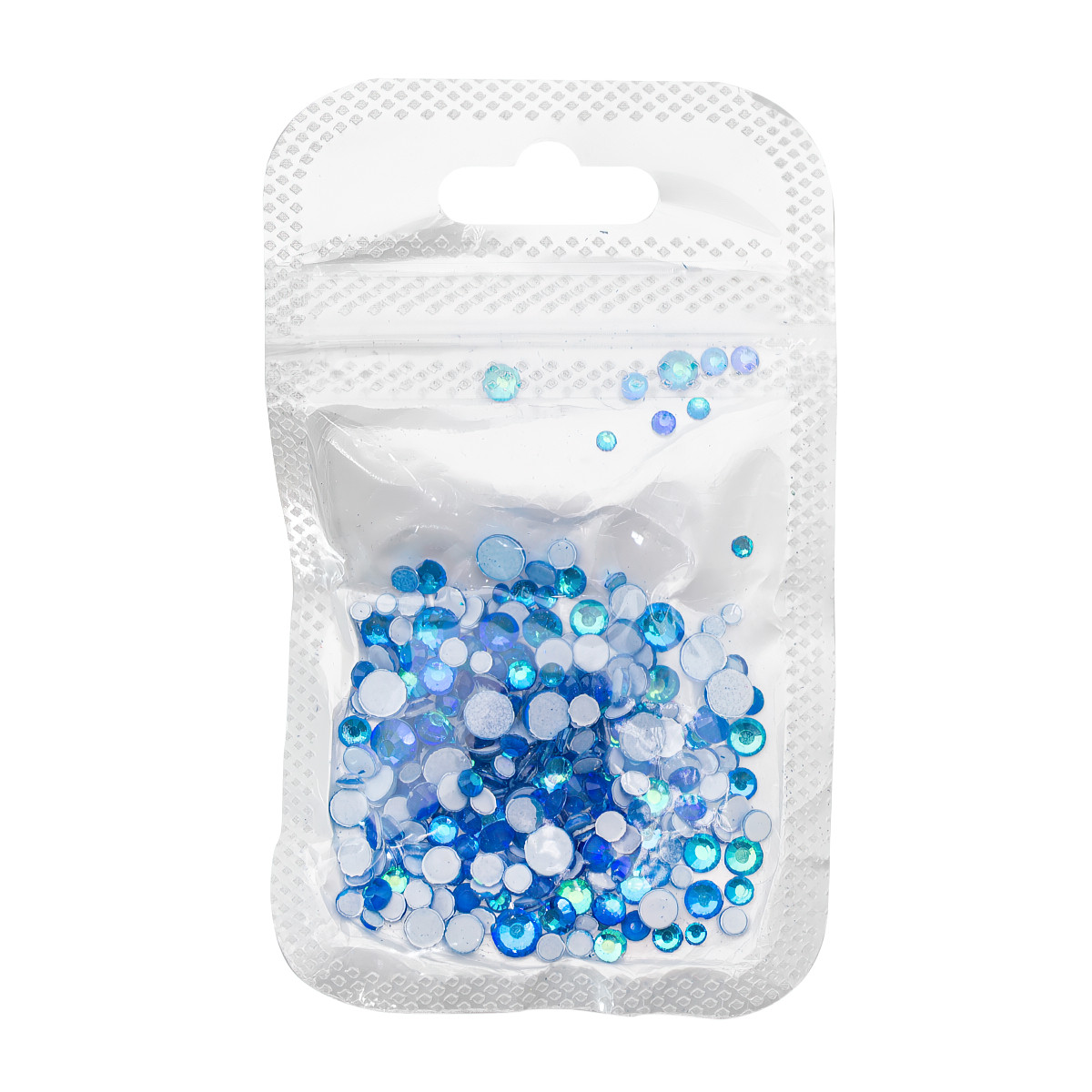 Кристал Global Fashion розмір мікс, сині неон, фото 1