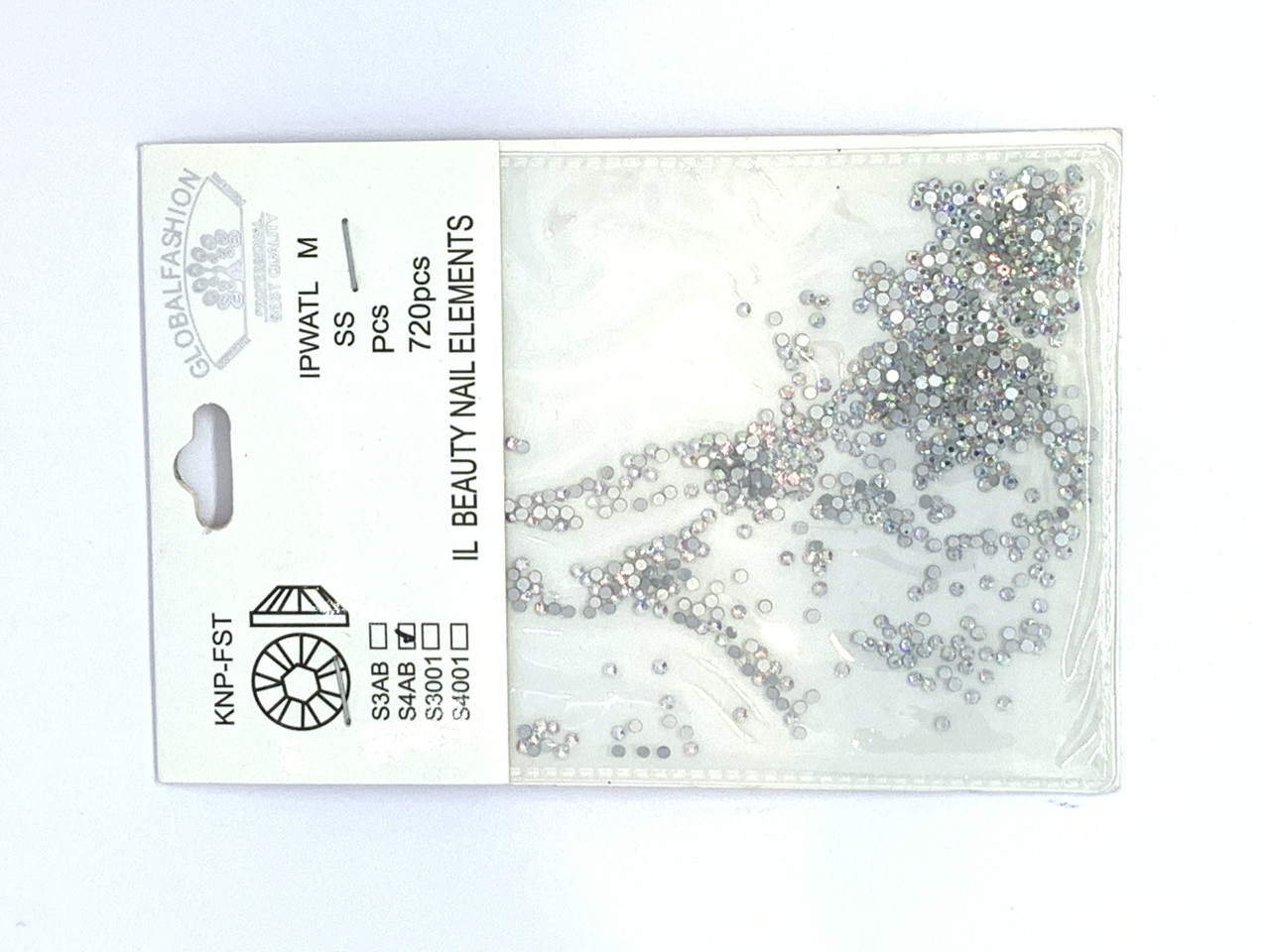 Камені Global Fashion кристал Сваровскі прозорі S4AB, 720 шт., фото 1