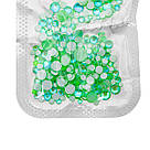 Кристал Global Fashion розмір мікс, зелений неон, фото 2
