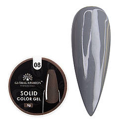 Гель-фарба Global Fashion підвищеної щільності Solid color gel 08, 5 г
