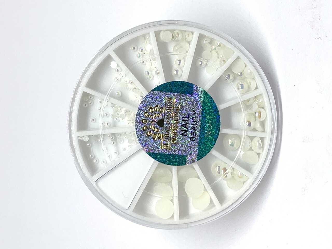 Перли білий у карусель Global Fashion, різні розміри, фото 1