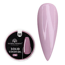 Гель-фарба Global Fashion підвищеної щільності Solid color gel 06, 5 г
