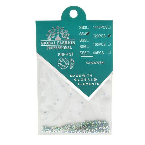 Камені Global Fashion кристал Сваровскі SS4 зелені 720 шт. 034, фото 1