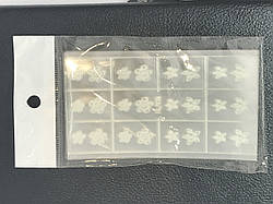 Пластиковий трафарет для нігтів Global Fashion NL009