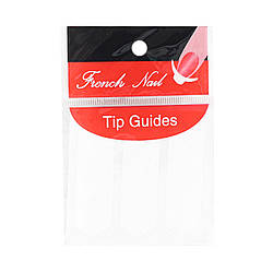 Трафарет для нігтів френч Global Fashion (гострий френч)