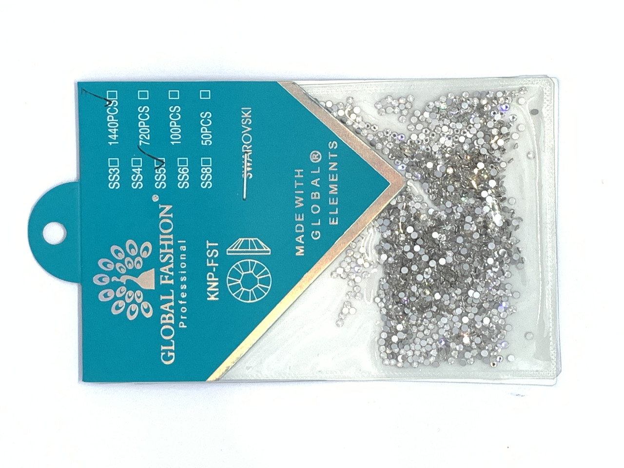 Камені Global Fashion кристал прозорі Svarovski 1440 шт SS5, фото 1