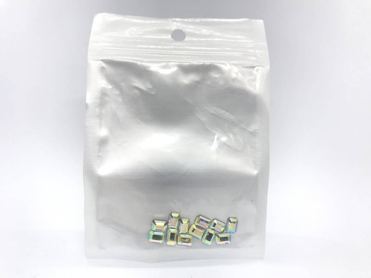 Камені Global Fashion Swarovski хамелеон прямокутник 12 шт., фото 1