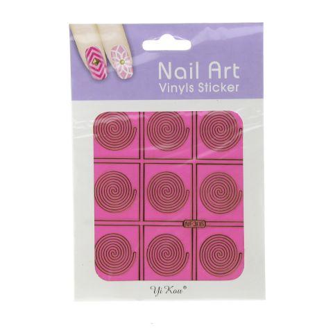 Трафарет для нігтів Global Fashion NF306, фото 1