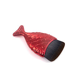 Пензель-щітка Global Fashion рибка пряма, червона