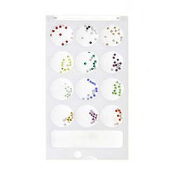 Камені Global Fashion Зварювання кольорові для декору нігтів