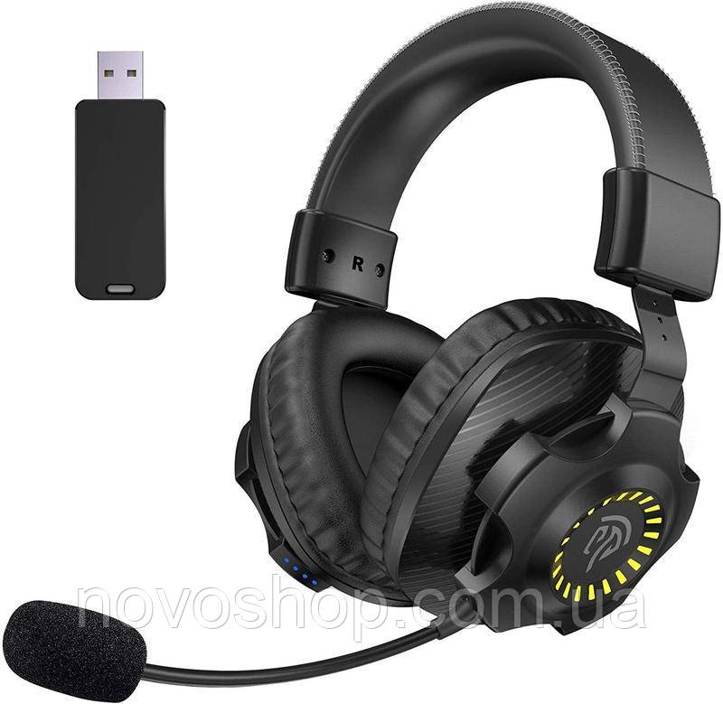EasySMX V07W 2.4G Бездротова ігрова гарнітура з RGB підсвічуванням