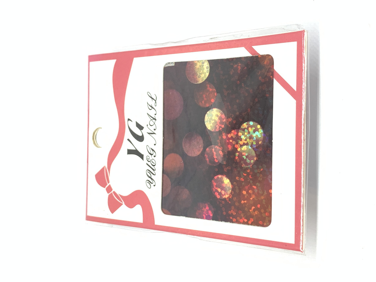 Фольга для дизайну нігтів Global Fashion YG Round flare, фото 1