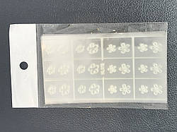 Пластиковий трафарет для нігтів Global Fashion NL012