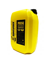 Щелочное средство для промывки радиатора, печки, системы охлаждения авто RADIFLUSHER pH14, 10 л