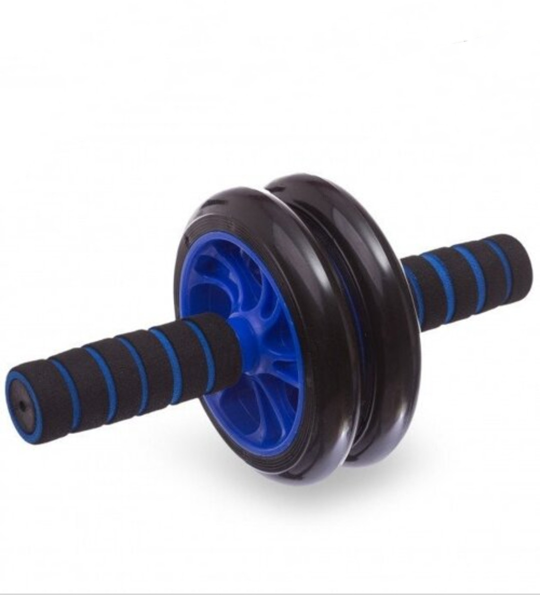 Тренажер-ролик для м'язів Duble wheel Abs health abdomen round