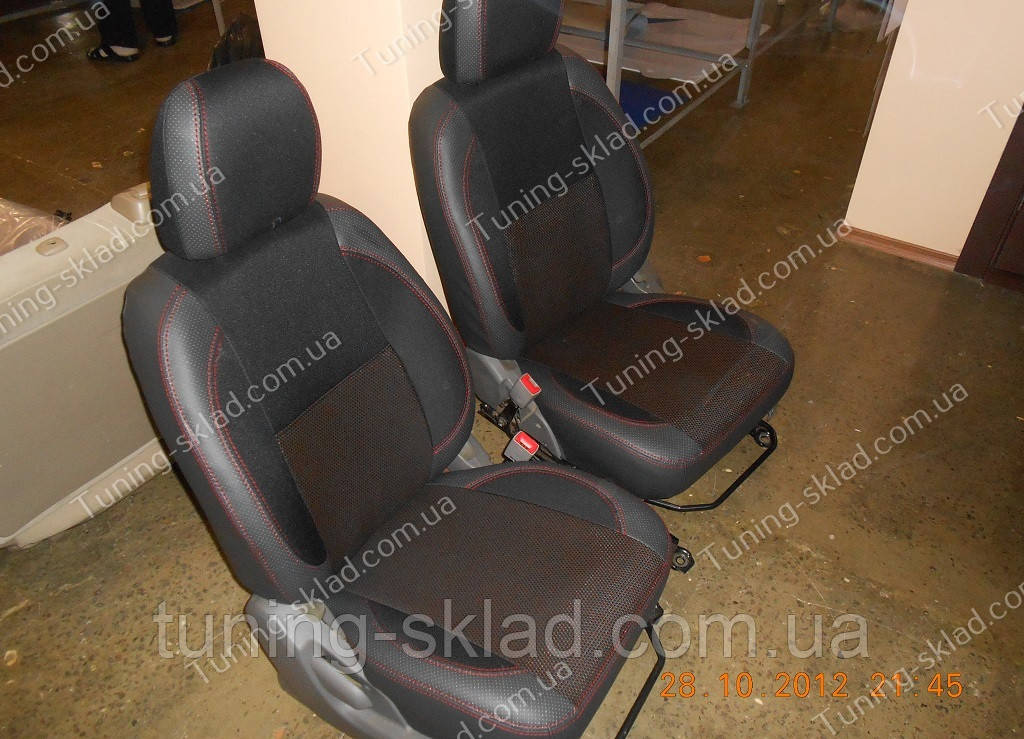 Чохли на сидіння Чері Тіго (чохли з екошкіри Chery Tiggo стиль Premium) , фото 1