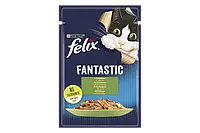 Purina Felix Fantastic (Феликс Фантастик) консервированный корм для котов с кроликом в желе, 85 гр.