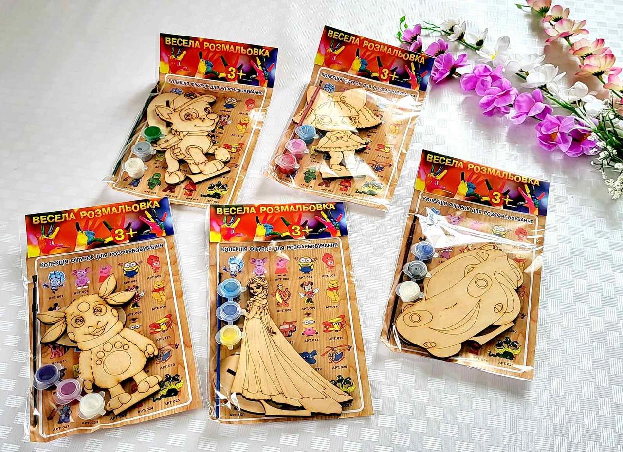 Набір для творчості дерев'яна 3D розмальовка