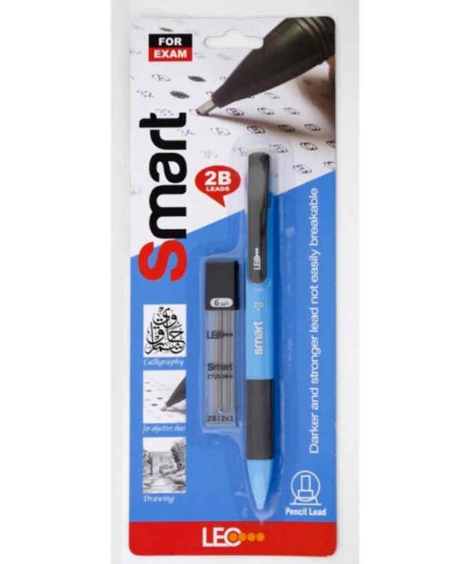 Олівець механічний LEO (+Мех.стержні 6шт) в блістері