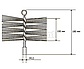 Щітка пластикова для чищення димоходу Savant 100 мм, фото 6