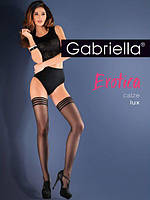 Жіночі панчохи Gabriella Erotica Lux 20den 1/2 чорний