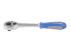 Тріскачка 1/2" силова 32 зубці з двокомпонентною ручкою KINGTONY 4771-10GR