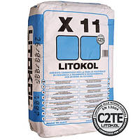 Клей для плитки и керамогранита LITOKOL X11 ,20 кг. Litokol /(Италия )