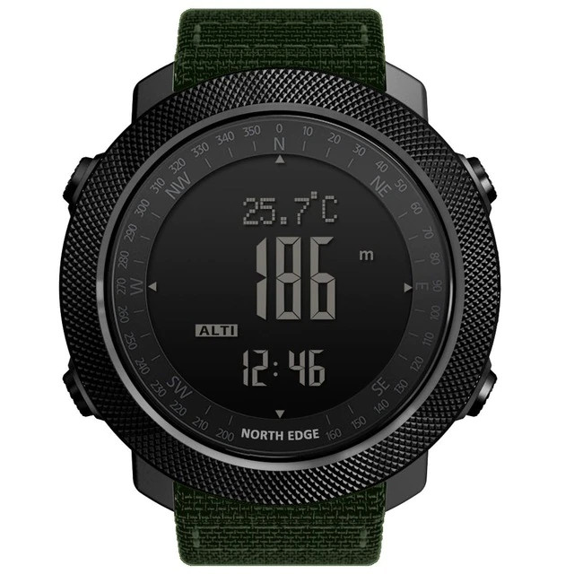 Годинник наручний North Edge Apache Green 50M, фото 1